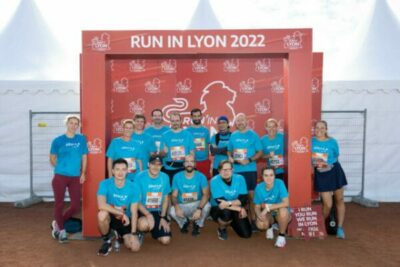 Photographie des collaborateurs d'Alteca participant à l'édition 2022 du Run in Lyon