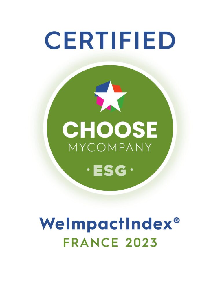 Label WeImpact 2023 délivré par l'organisme de formation CHoose My Company.