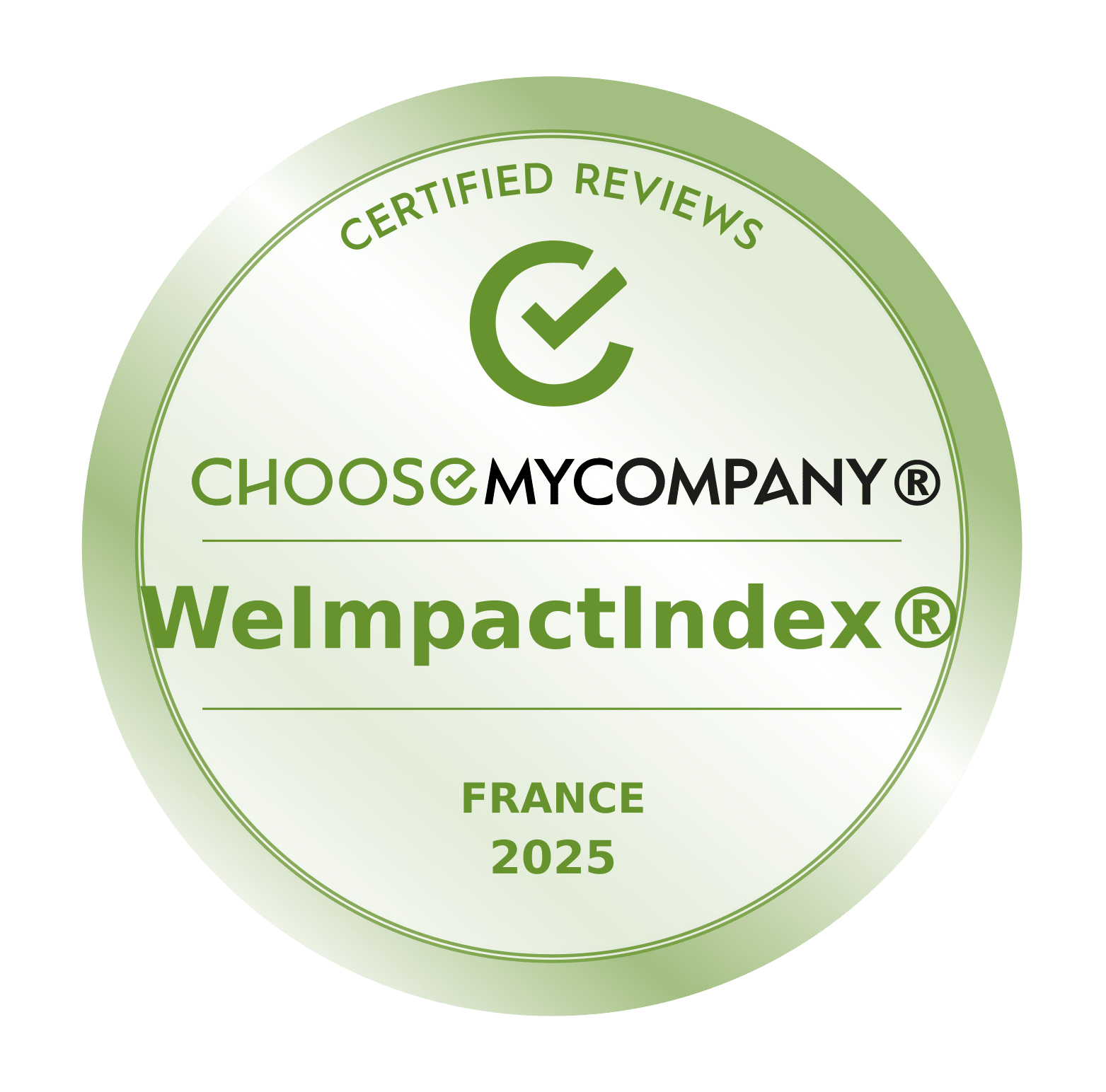 Label Choose My Company "WeImpactIndex" décerné à Alteca en tant qu'entreprise engagée