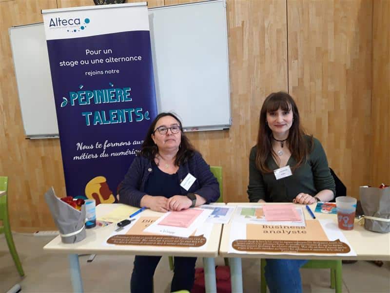 Collaboratrices Alteca au Carrefour des Carrières au féminin à Chenôve